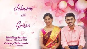 Marriage - Johnson Weds Grace