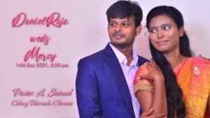 Marriage - Daniel Raja Weds Mercy
