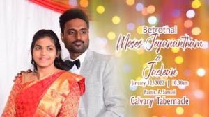 Betrothal - Moses Jeyanantham and Jaclean