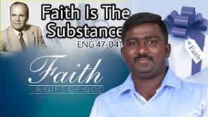 Faith Is The Substance