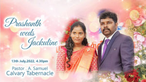 Marriage - Prashanth weds Jackuline