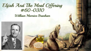 Elijah And The Meal Offering