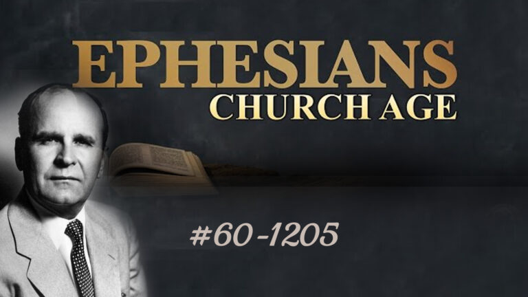 The Ephesian Church Age